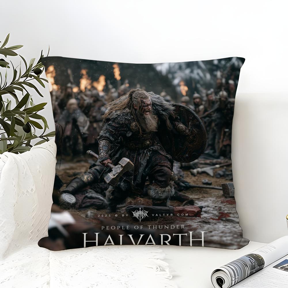 L-Legend Of The Dark Elf H-Halvarth The Nordic People Of Thunder Linen Pillow Case Sofa Home Decor Cushion Cover Cushion Cove