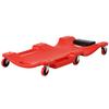 Mechanic Vehicle Creeper Under Car Rolling Crawler Board With Headrest Wheels Red