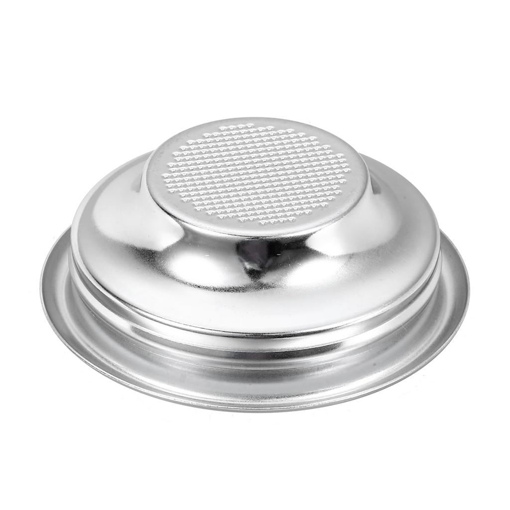 uxcell 1pc 58mm Coffee Filter Basket, 1 Cup Stainless Steel Reusable Espresso Coffee Machine Bowl Basket Replacement