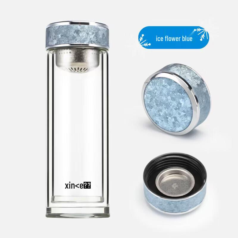Xinke Double-layer Glass Tea Infuser Bottle