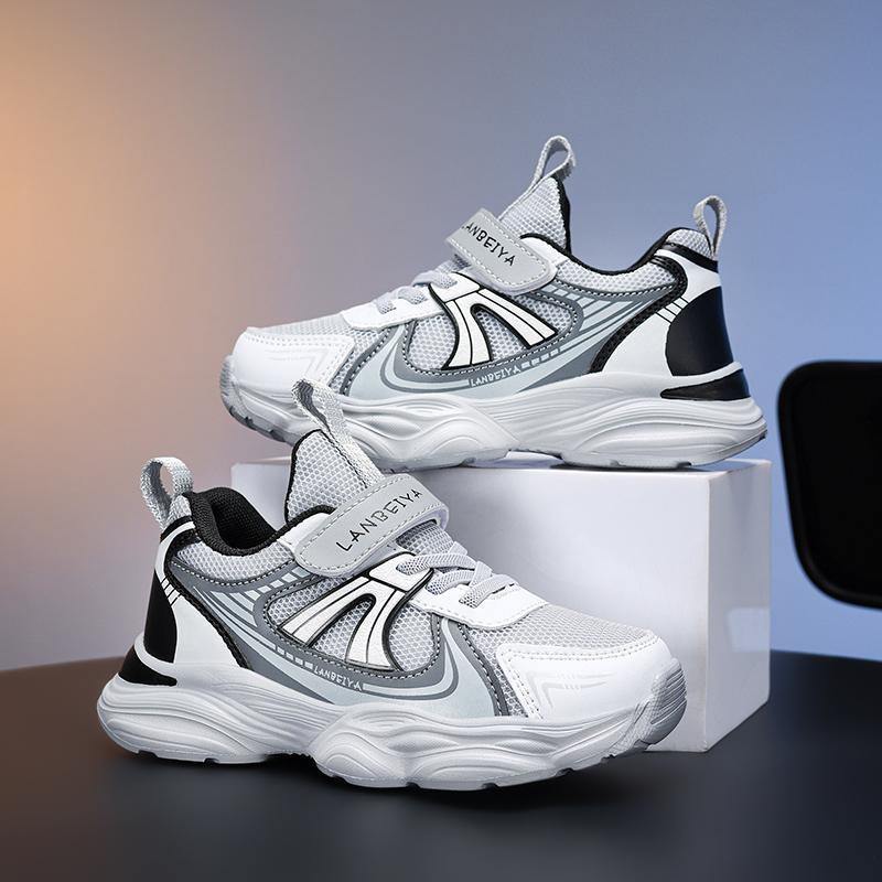 

2025 новая молодежная обувь обувь для мальчиков двойная сетка красивая дезодорирующая дышащая сетка повседневная беговая обувь 28