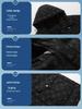 Men's 2025 Winter Down Jacket - French Style, Trendy Korean B-Print, White Duck Down Warm Outerwear.