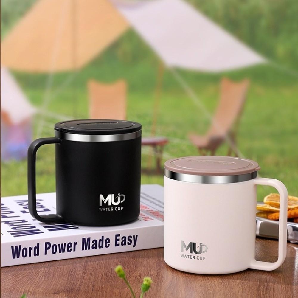Reusable Coffee Mug Large Capacity Milk Tea Cup Fashion Insulated Drinking Cup  Office Drinkware
