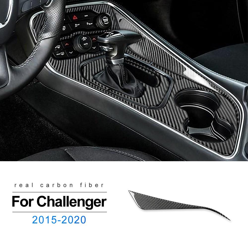 

Real Soft Carbon Fiber Sticker for Dodge Challenger 2015 2016 2017 2018 2019 2020 2025 2025 2025 Interior Car Gear Shift Panel