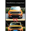 For 2016 17 18 19 20 21 22 23 Jeep Renegade Racing Grills Matt Carbon Grille Air Intake Styling Exterior Tuning Accessories Part