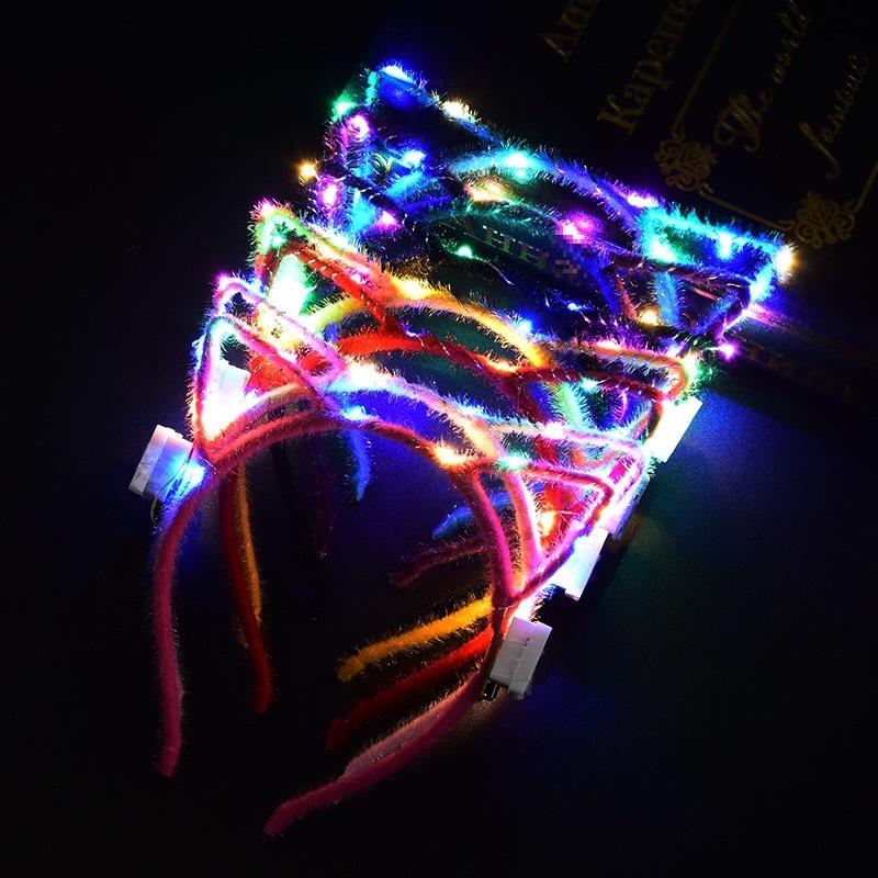 Luminous Feather Rabbit Ears Headband - Graduation Gift