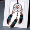 Dream Catcher Wall Decor Boho Feather Hanging Ornament Home Decoration Craft Gift for Bedroom Living Room Balcony Outdoor Car