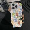 Cute Cartoon Character & Animal Pattern Phone Case for iPhone & Samsung - Transparent Protective Cover