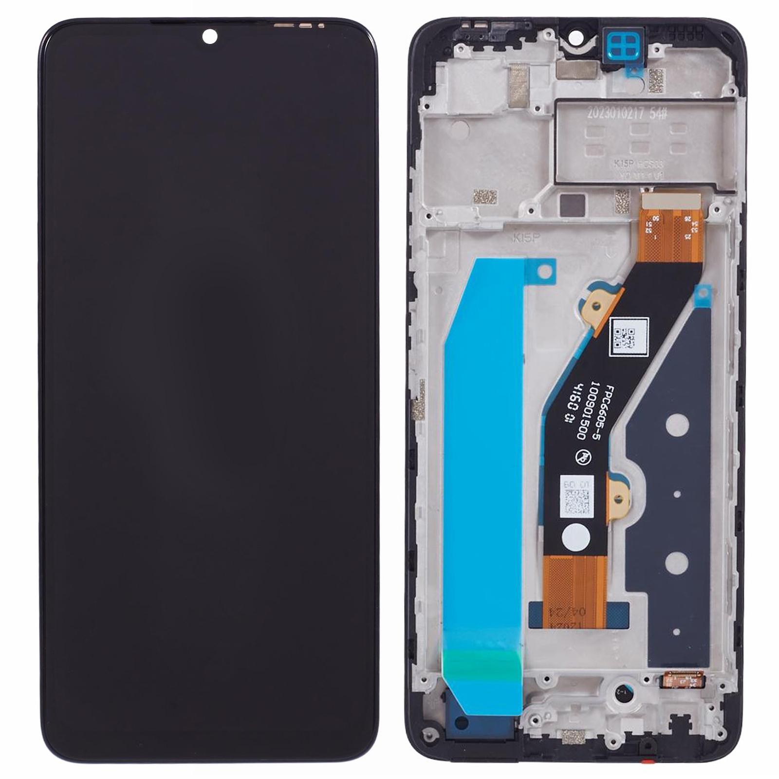 

For TECNO Spark 10 4G KI5 Grade C LCD Screen and Digitizer Assembly+Frame Replacement Part (Without Logo) Type A