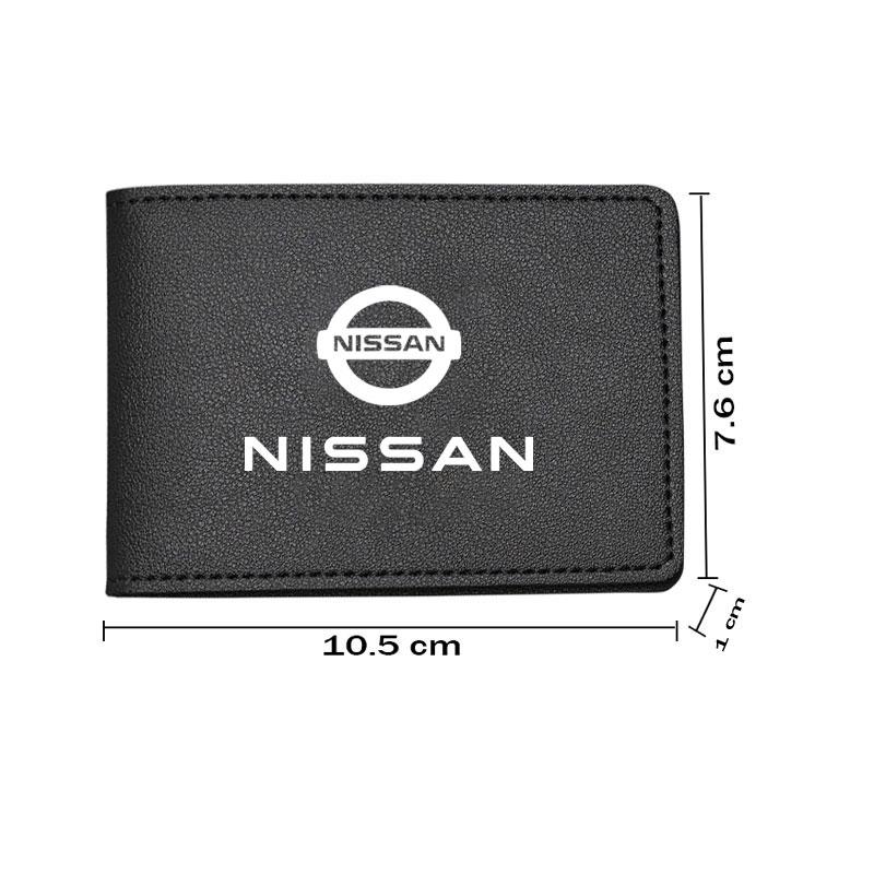 Car Ultra-thin Driver License Holder Documents Folder Unisex For Nissan murano Navara Qashqai x-trail Patrol NV200 note Frontier jbzm1