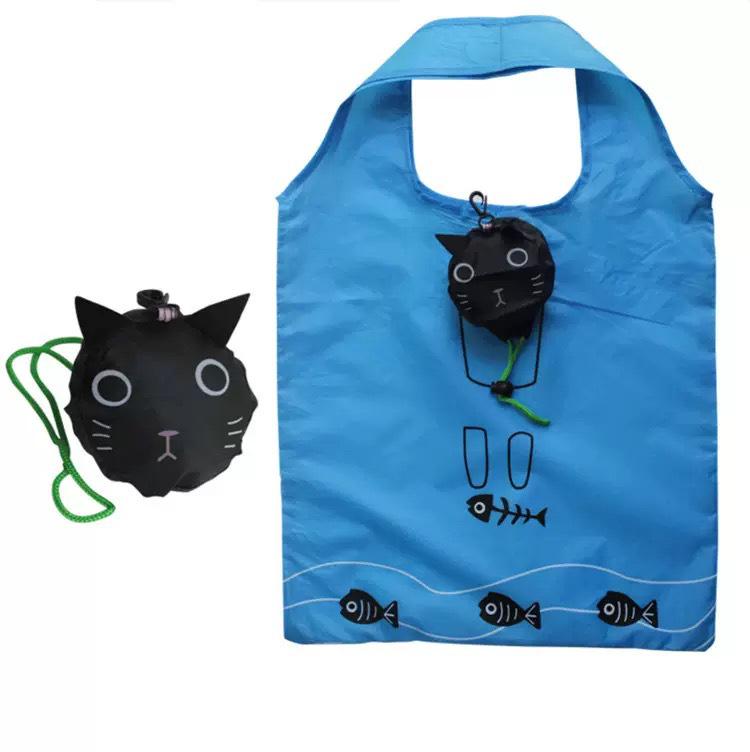 Eco-friendly Foldable Cartoon Animal Tote Bag