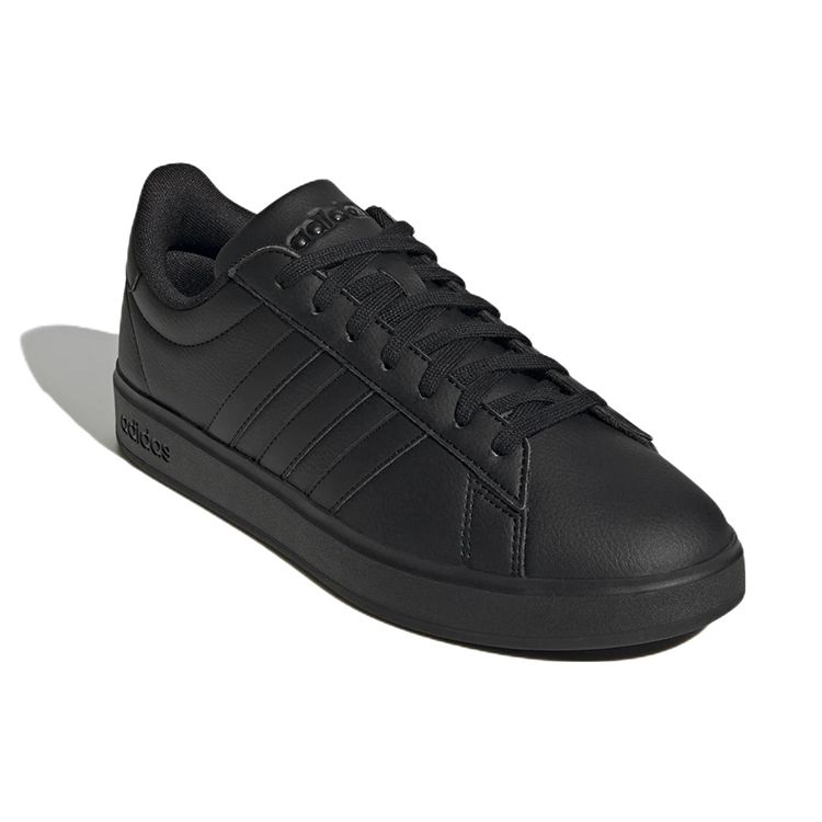 Adidas Grand Court Core Black Unisex Sneakers Cloud-White GW9198