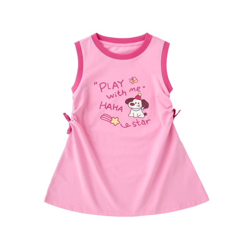 Dudu s Home 7A Antibacterial Girls Summer Vest Dress 90