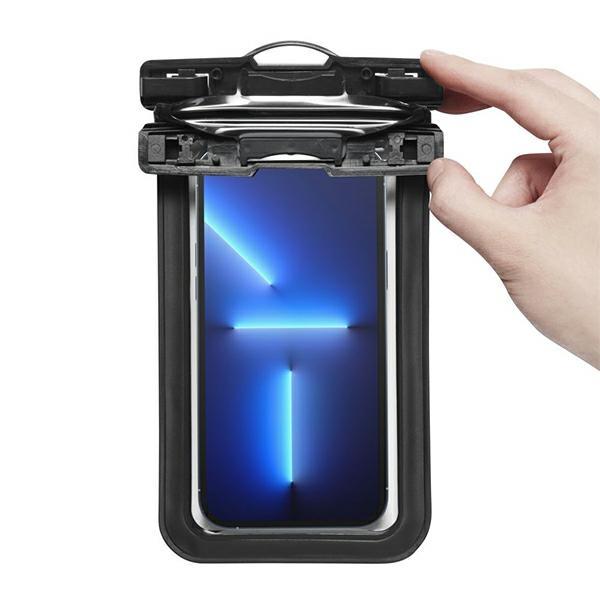 Etui wodoszczelne do smartfonów 7 cali Spigen Czarny