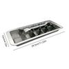 Stainless Steel Ice Cubes Tray 18-Slot Metal Ice Cubes Tray with Easy Release Handle Ice Cubes Maker for Freezer