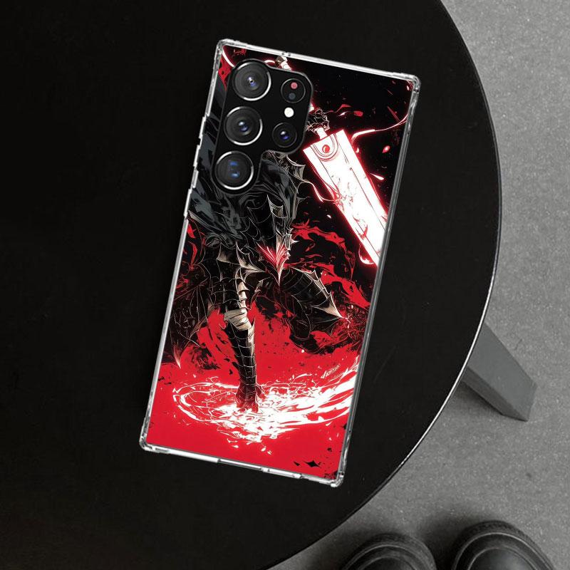 Guts B-Berserks Anime Phone Case Cover for Samsung Galaxy S26 S25 Edge S24 S23 Ultra S22 Plus S21 FE S20 + Art Customized Fundas