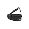 Abu Garcia 2-Way Shoulder and Waist Bag, Coated Black, Water-Resistant and Water-Repellent