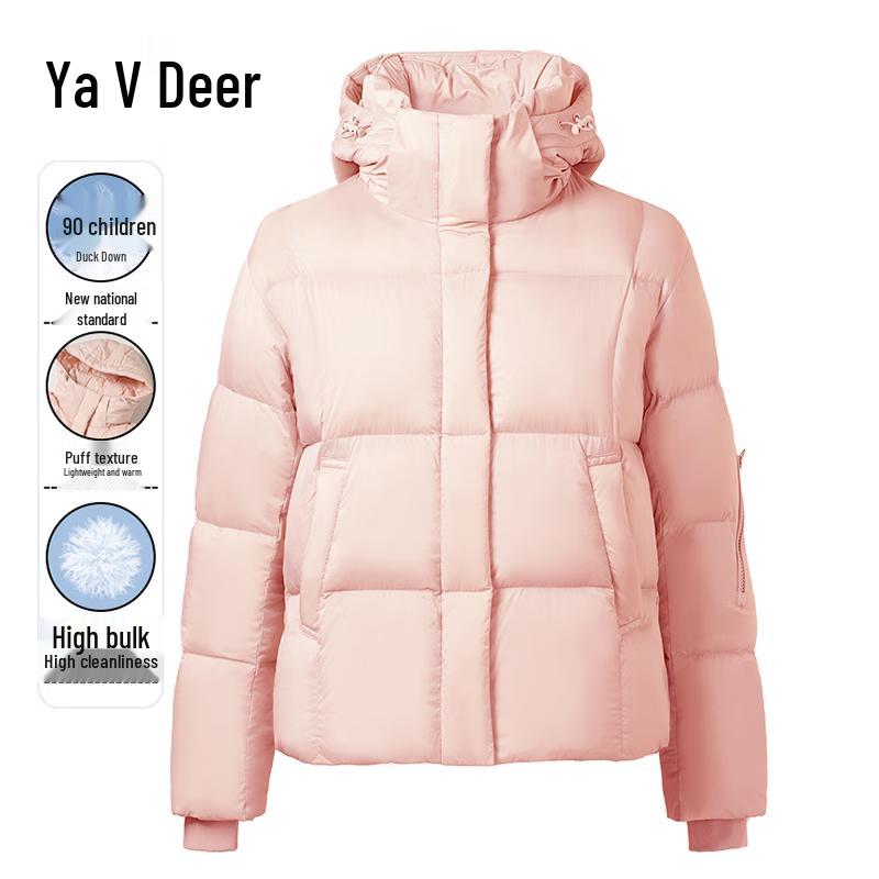 

Yalu Women s Casual Hooded Puffer Jacket L
