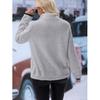 2026 Plush Half-Zip Sweatshirt - Cozy Fleece Hoodie W/ Kangaroo Pocket, Dog Walking to Coffee Run Athflow Essential