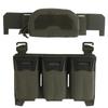 Tactical 2Nd Layer Admin Pouch with Multi-caliber Triple Mag Pouch for M4 5.56 PCC 9mm Pouches Aifsoft Plate Carrier Front Bag