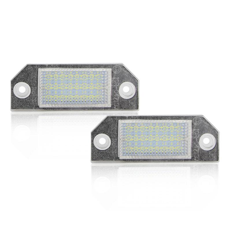 

2PCS Vehicle License Lamp Rear Plate Light For Ford Focus C-MAX I 2003-up MK2 2003-2008 OEM# 4052331, 4502332, 3M5AB550AA