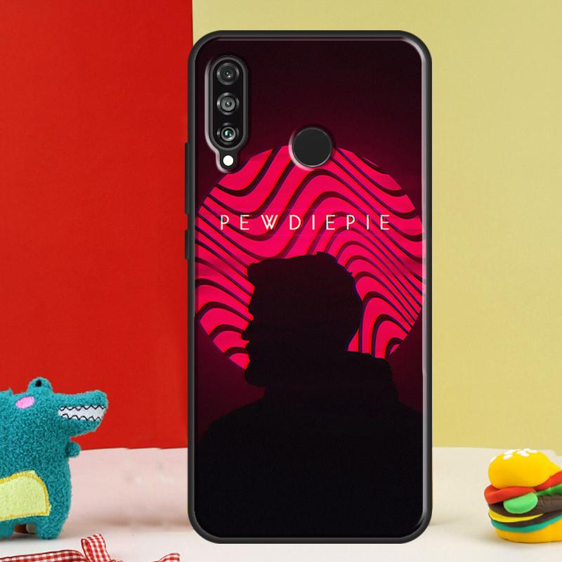 Pewdiepie Wave For Huawei Nova Y91 Y90 Y60 Y70 Y72 Y61 9 10 SE 12i 12s 11i 5T P60 Pro P20 P30 P40 Lite Case