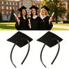 1/2Pcs Graduation Cap Headband with Adhesive Felt, Easy To Install Adjustable Graduation Hat Stabilizer, Graduation Ceremony Hat Holder