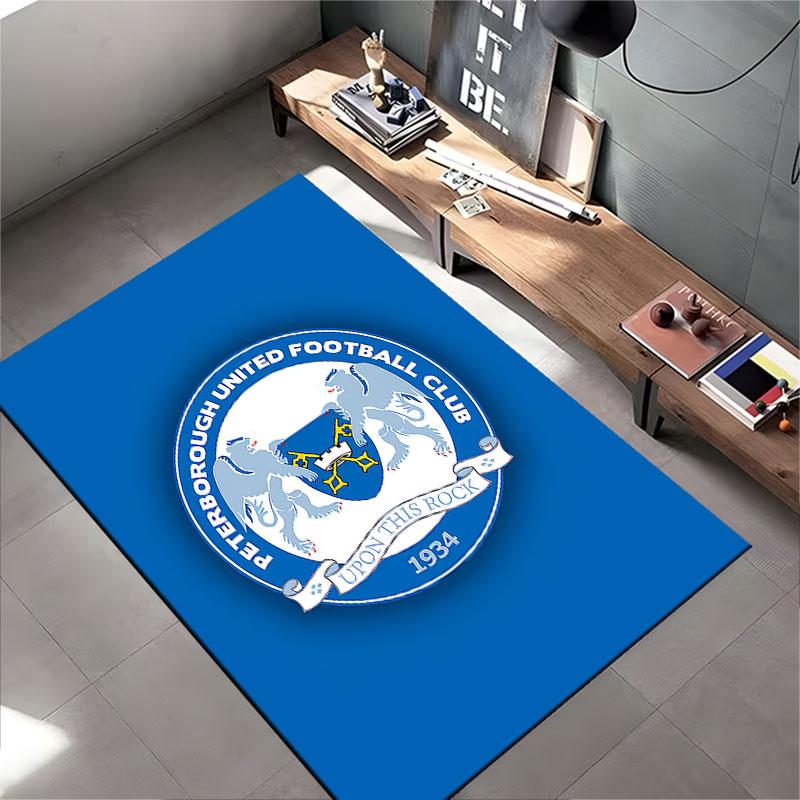 Peterborough United Logo Carpet suitable as a non-slip mat for the living room or bedroom sofa