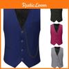 Depictive Retro Men's Suit Vest In 1920s Gatsby Style By Yixiaoyi