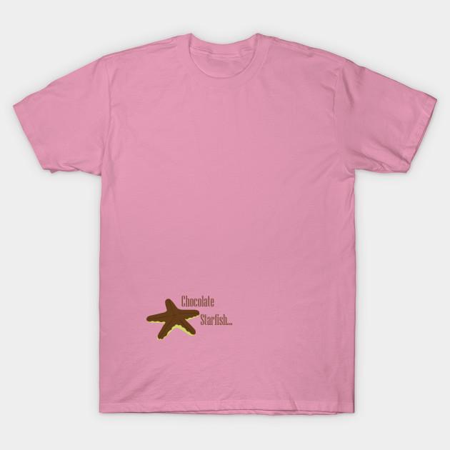 T Shirt Women Chocolate Starfish Harajuku Print Kawaii Tshirt Summer Short Sleeve Female T-Shirt Top Tee