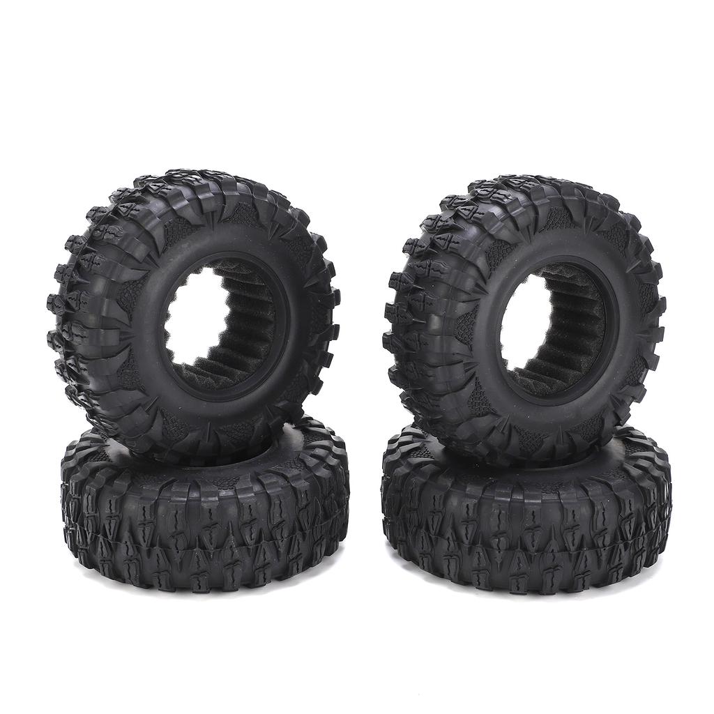 4PCS 120mm 2.2in Rubber Model Car Universal AntiSlip Tire Skin for SCX10 TRX4 RC Car