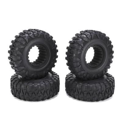 4 ADET 120mm 2.2in Kauçuk Model Araba Evrensel Kaymaz Lastik Kılıfı SCX10 TRX4 RC Araba için