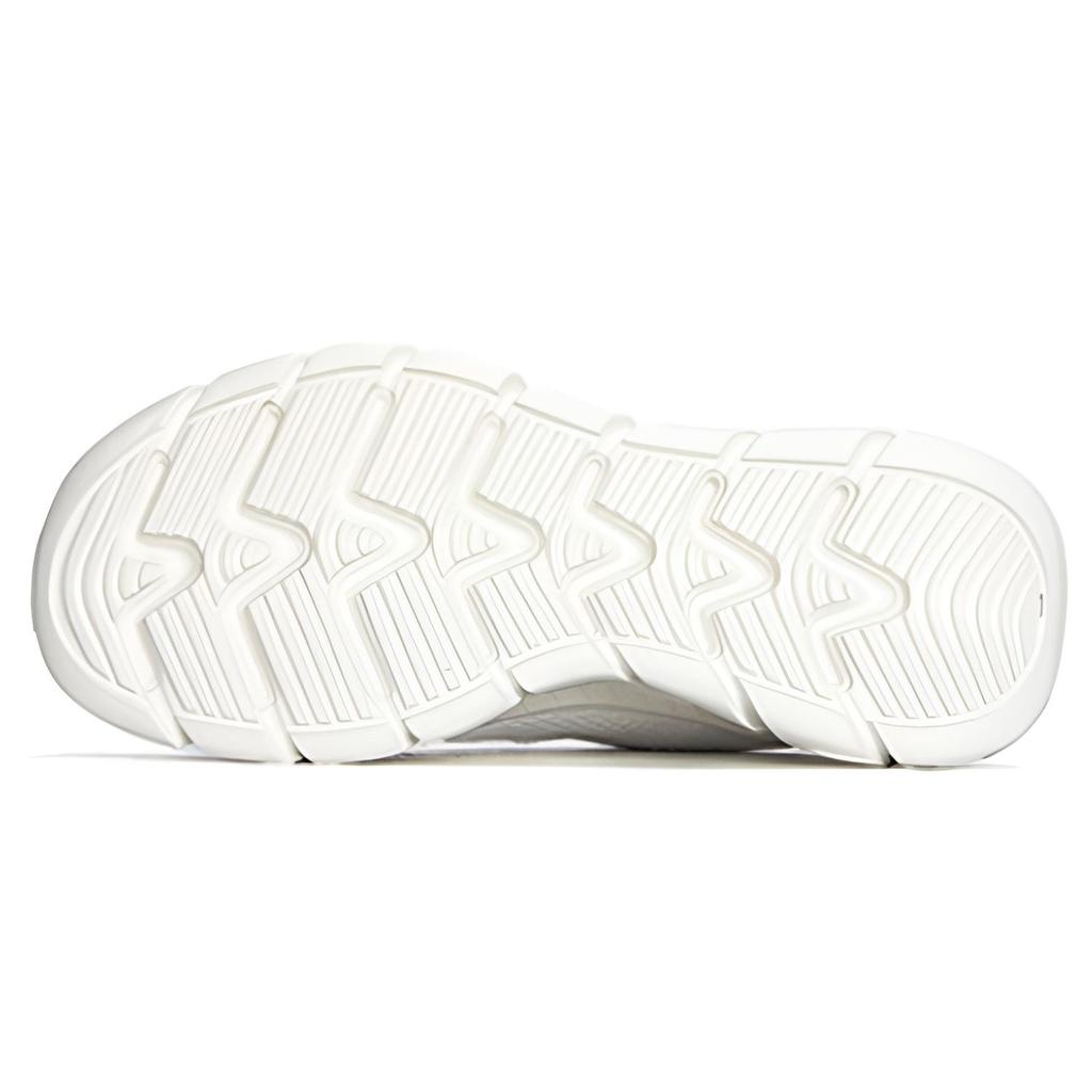 Skechers Bobs B Flex Thick Sole Comfortable Trendy Fabric Synthetic Leather Low Top Casual Running Shoes Women Sneaker Off-White 117382-OFWT