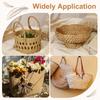 Papierrattan-Webrohr 12-fädig Papierrattan-Geflecht Korbgeflecht-Zubehör für DIY Heimküchenkorb-Bastelarbeiten 16,4 Yards x 0,6"
