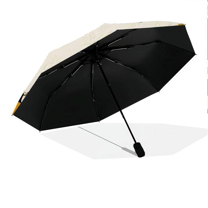 Farmanimals Pattern Pattern New Style Umbrella, 1 Piece Automatic Folding Umbrella, Portable Travel Umbrella, Outdoor Umbrella, Birthday Gift
