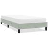 VidaXL Bed Frames Without Mattress Light Grey 80x220 Cm Velvet, Bed, Bed Base, Velvet Bed, Bedroom Furniture, 4101379