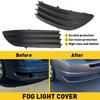 For 2004-2005 Toyota Sienna Driver Passenger Side Fog Light Lamp Cover Black EXV