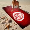 1 Stück Rotes Emblem FSV Mainz Strandtuch - Weiche, Saugfähige Mikrofaser, Leicht, Ideal für den Strand, Partys, Reisen, Camping Fan-Geschenke