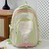 Children's Schoolbags Elementary School Students  Girls' High Looking Color Blocking Backpacks