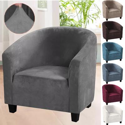 Club Chair Cover Stretch Armchair Slipcover Bar Living Room Tub Protector Cover