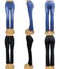 2025 Women's High-Waist Slim Flared Jeans - European and American Style