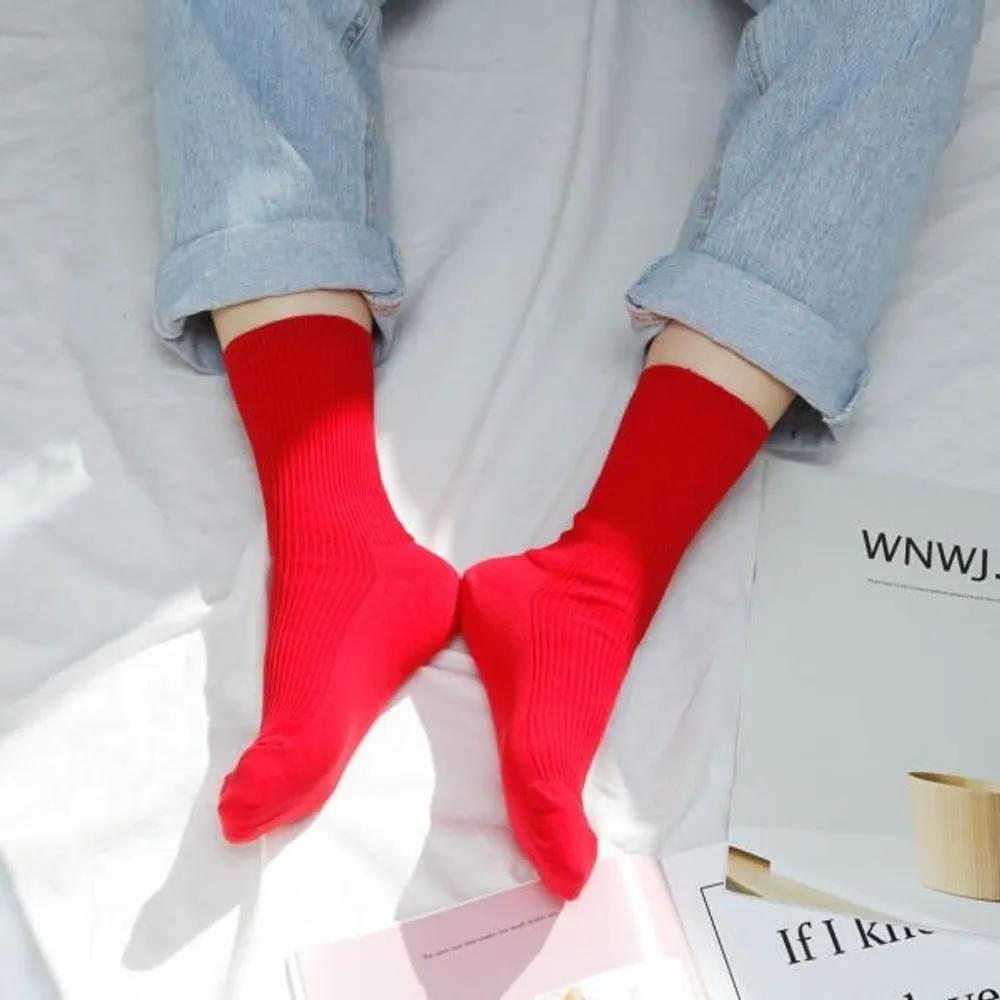 Anco Socks 16 Colors Vivid Colorful Ribbed Socks 3-Piece Set