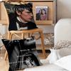 Famous Movie Star Alain Delon Decorative Room Aesthetics Pillow Case Home Decor Bedroom Sofa Bed Couch Pillow Cover 45X45