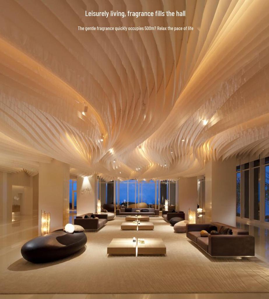 Wall-Mounted Aroma Diffuser Humidifier for Guest Rooms, Lobbies, and Restrooms