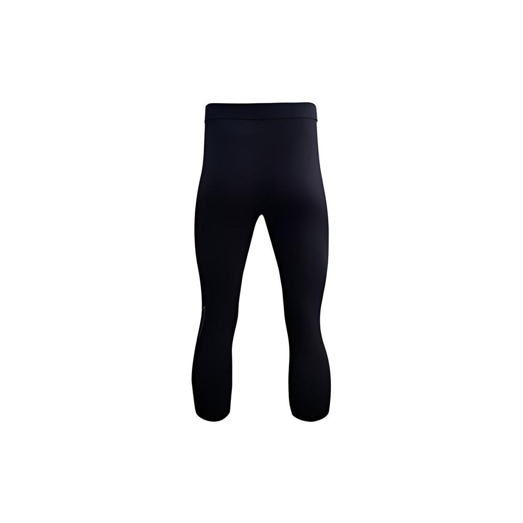 Li Ning CBA Series Tight Sports Training Three-Quarter Pants Men Bottoms Black AUQR011-1