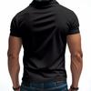 Men's Minimalist Quick-Dry Polo Shirt Summer Top for Men Loose-Fit Breathable Collared Short-Sleeved T-Shirt