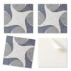 Easy Installation Vinyl Tile Set Abstract Mosaic Pattern 20x20x20 Cm