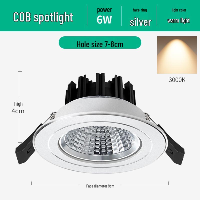 Deckeneinbaustrahler für Zuhause und Geschäft - 57° Spotlight Bullseye