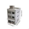 1/64 Building Model Assembled Model, Landscape Residential Modern House Architecture Scene for Sand