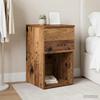 Bedside Cabinet Reclaimed Wood Look 29 x 31.5 x 49 cm Particleboard